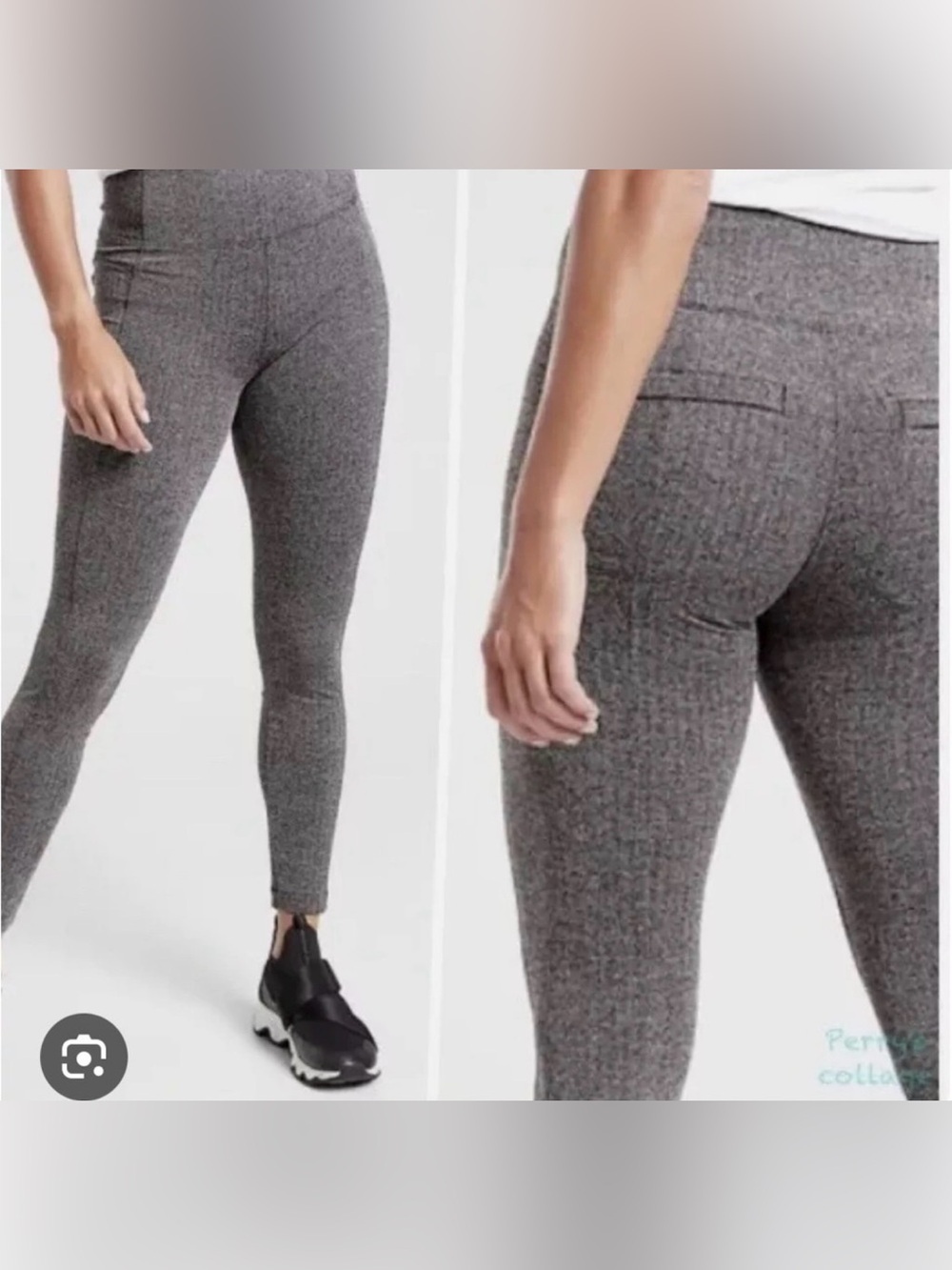 Athleta Heather Gray High-Waist Ponte Leggings - Picture 2 of 12